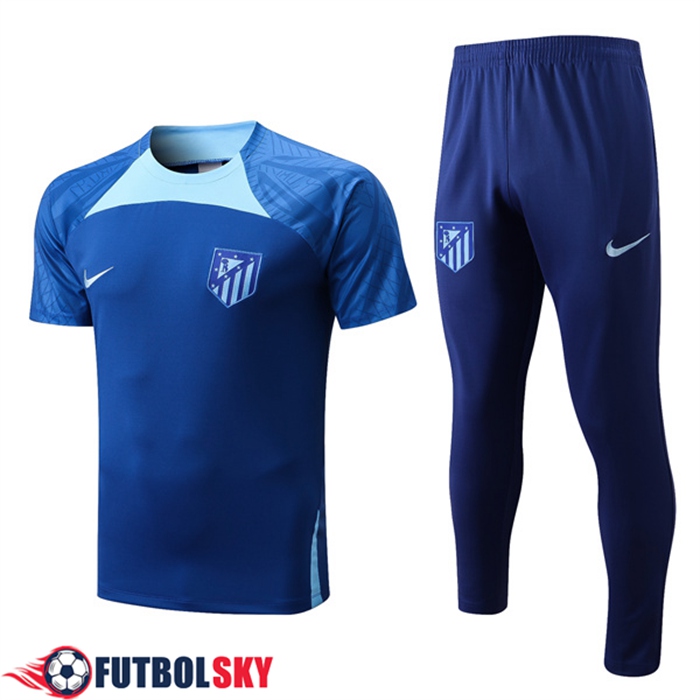 Comprar Camiseta Entrenamiento Atletico Madrid Pantalones Azul