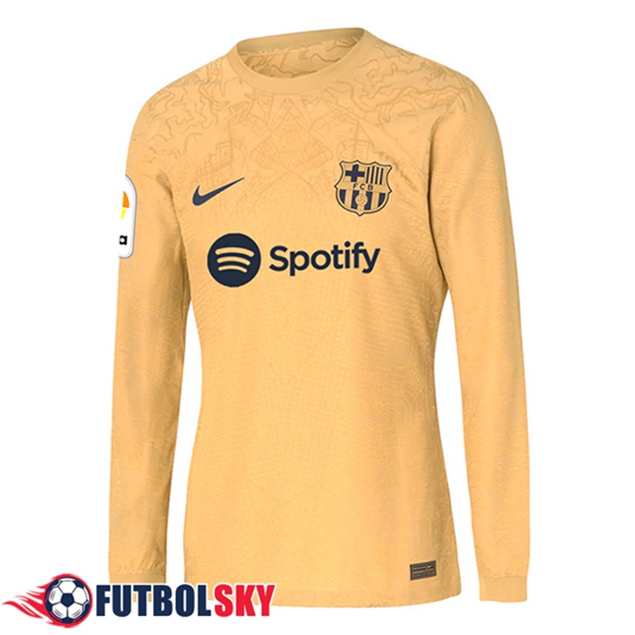 Comprar Camisetas De Futbol FC Barcelona Segunda Manga Larga 2023 2024