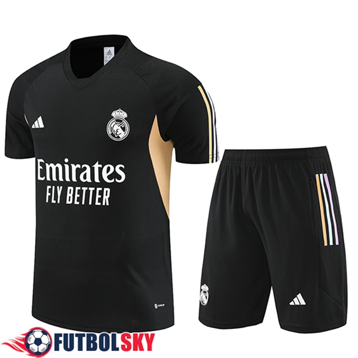 Comprar Camiseta Entrenamiento Cortos Real Madrid Negro