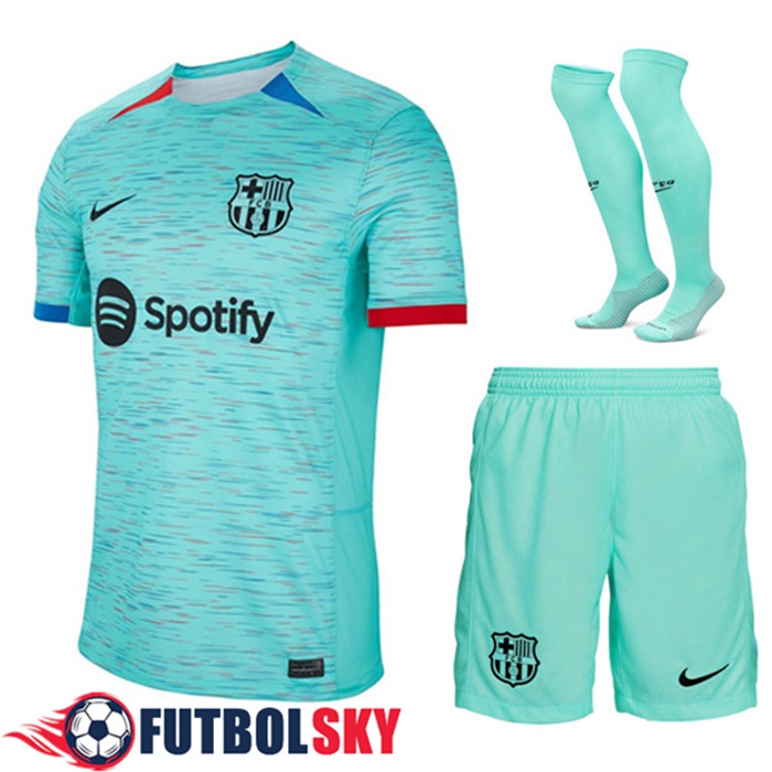 Comprar Camisetas Futbol Fc Barcelona Tercera Cortos Calcetines