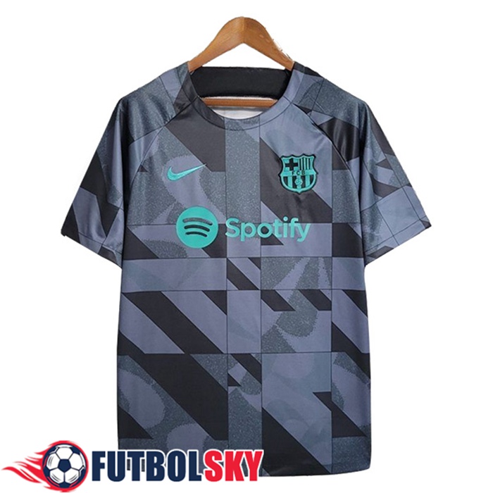 Comprar Camiseta Entrenamiento Fc Barcelona Gris Baratas