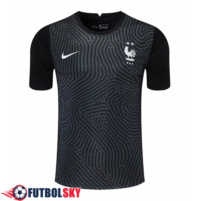 Comprar Camiseta Futbol Francia Portero Negro 2020 Imitacion