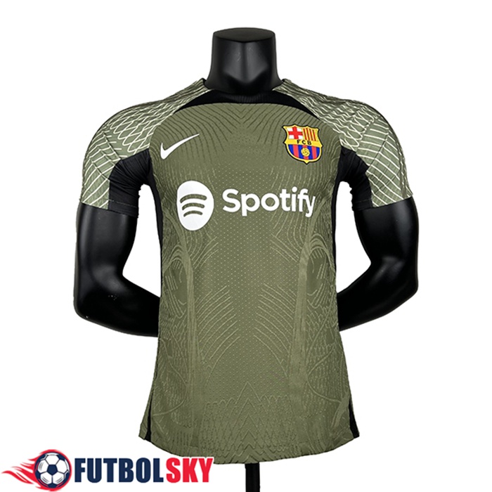 Comprar Camiseta Entrenamiento FC Barcelona Verde 2023/2024 02