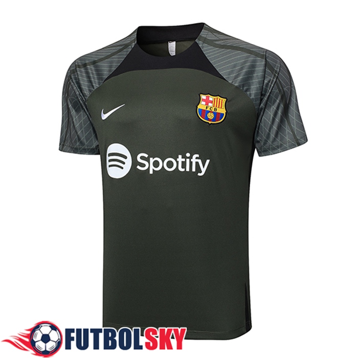 Comprar Camiseta Entrenamiento FC Barcelona Verde 2023/2024 06